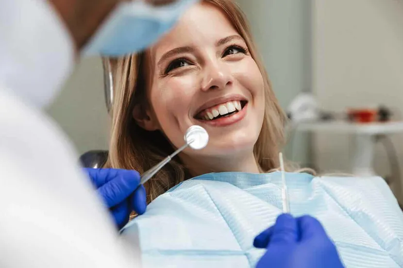 Patient with a healthy, confident smile