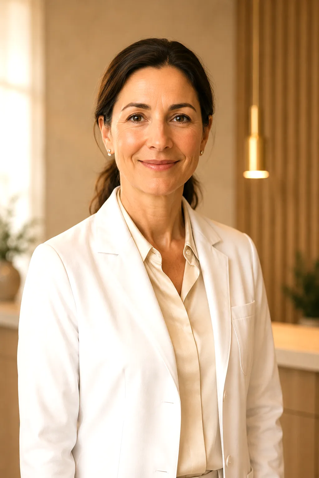 Dr. Jane Smith, specialist-trained periodontist, in the PerioEdge reception